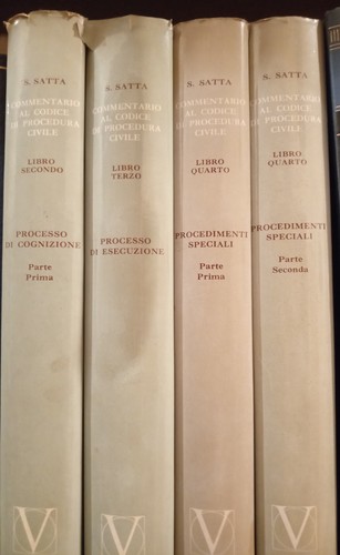 Salvatore satta commentario - salvatore,