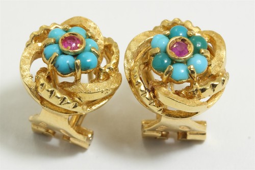Orecchini vintage oro - , giallo