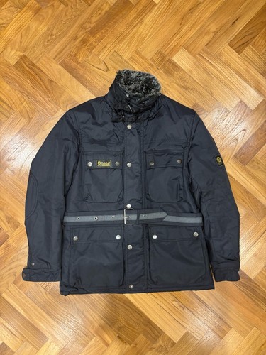 Belstaff giacca moto uomo - uomo, nero