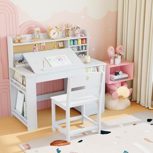 Scrivania per bambini - scrivania,