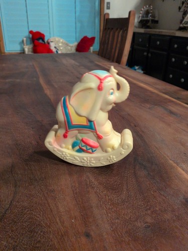 Elefante dondolo gomma - dondolo, in