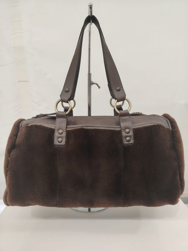 Borsa bauletto visone - , epilato.