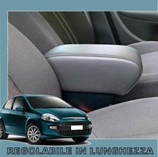 Bracciolo PREMIUM regolabile FIAT PUNTO - GRANDE PUNTO - PUNTO EVO ecopelle nero