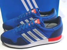 ADIDAS USA 84 (GW0512) BLU BIANCO ROSSO NAVY SCARPE DA GINNASTICA UOMO UK 8 EU 42