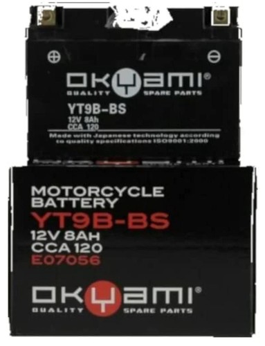 Batteria okyami e07056 yt9b - batteria, yt9b-bs