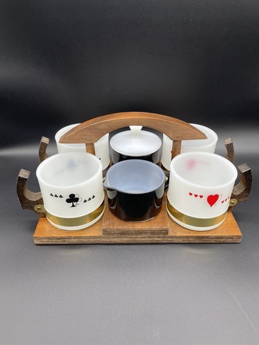 Set tazze poker vintage mcm - set,