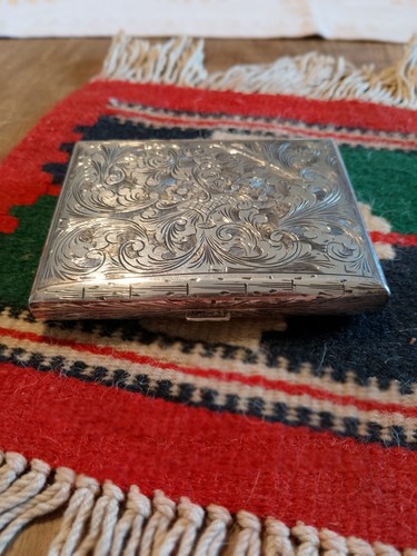 Portasigarette argento 800