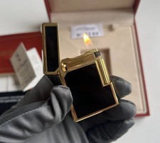 S.T. Dupont Ligne 1 Small Chinalack Nero Restaurato, Sigillato Fullset RARO