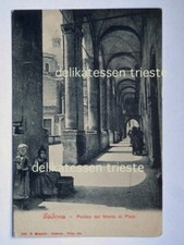 PADOVA Portico Monte di Pietà animata vecchia cartolina