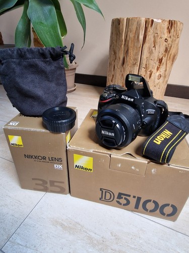 Reflex nikon d5100 con nikkor - reflex,