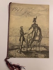 Calendario Storico Dell’arma Dei Carabinieri 1971 con cordone.
