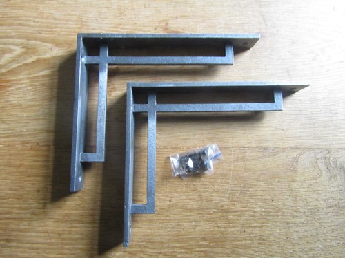 Coppia staffe mensole in - coppia,