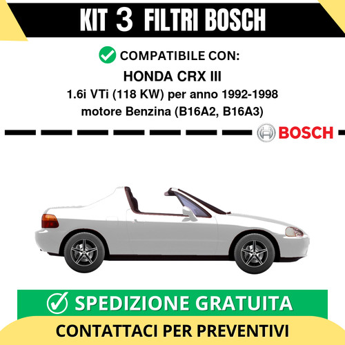 Kit bosch filtri - filtri, tagliando