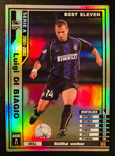 2001 panini wccf best - 2001-02,