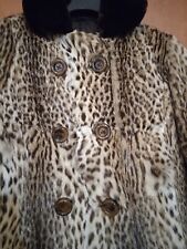vera pelliccia usata di ocelot con collo in lontra ottime condizioni modello Jac