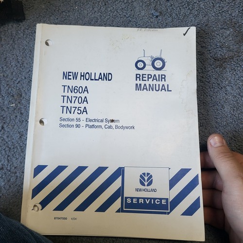 New holland tn60a tn70a tn75a - holland,