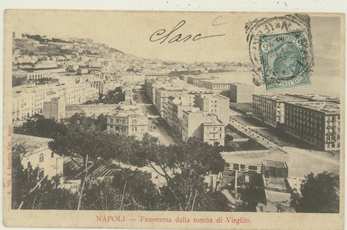 Napoli panorama dalla - napoli, tomba