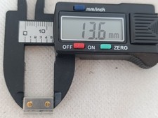 Maglia / link cartier santos acciaio e oro 750 mm. 14 interno mm. 0,8