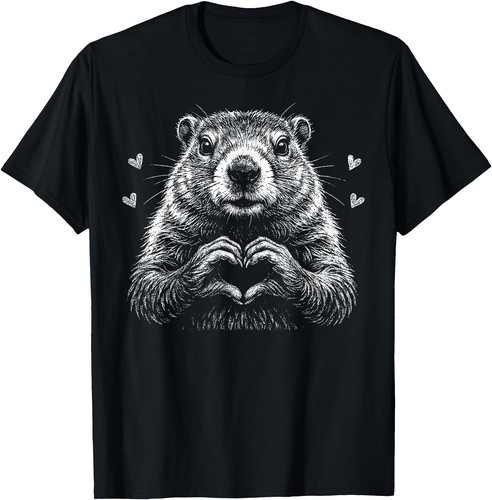 Shirt marmotta rossa forma - t-shirt,