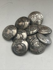 10 Bottoni Militari Periodo Borbonico Carlo Sava Via Medina 10 Napoli 23mm