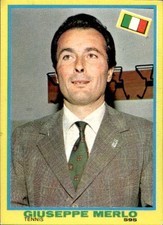 figurina Mira Campionissimi 1968 # 595 Tennis Giuseppe Merlo