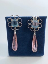 orecchini oro 18 kt con pietre