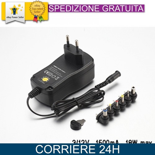 Alimentatore 18w 12v - 18w, 3-12v