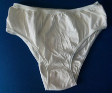 Slip bianchi donna, mutande igieniche, adatte ai giorni del ciclo o perdite, tg5