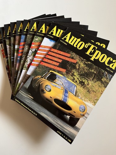 Auto epoca rivista - anno, 1988