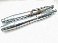 COPPIA TERMINALI SCARICO ORIGINALI EXHAUSTS MOTO GUZZI CALIFORNIA 1100 IE 00-02