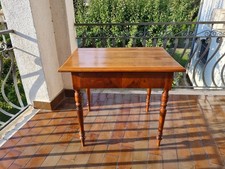 Antico Tavolino scrittoio scrivania in legno con cassetto Fine 800