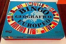 BINGO GEOGRAFICO EUROPEO 1966