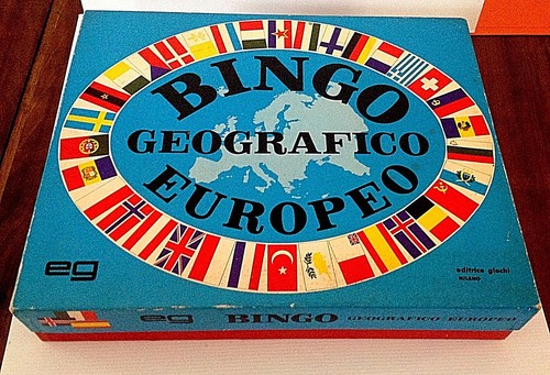Bingo geografico europeo 1966 - geografico,