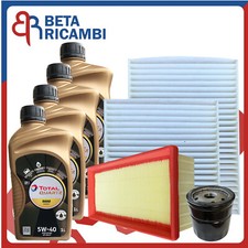Kit Tagliando Peugeot 208 I 1.0 1.2  Benzina Gpl Filtro Aria Olio 5W40 Total 