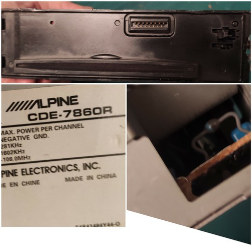 Alpine cde 7860r - alpine, cde-7860r