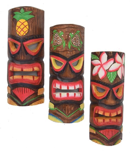 Maschere tiki cm - tiki, 30