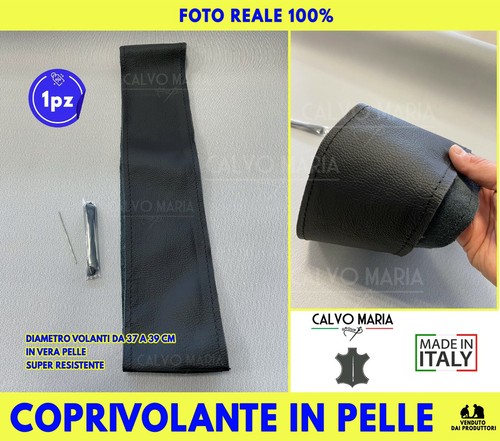 Coprivolante auto vera pelle - coprivolante,