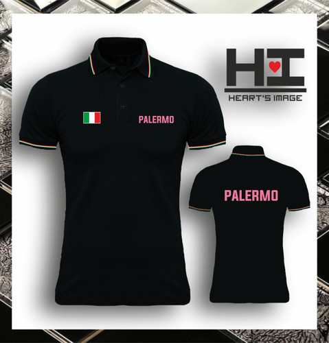 Palermo polo tricolore tshrt - tricolore,