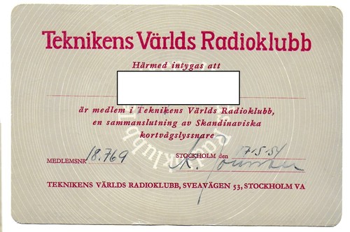 Qsl world technology radio - of,