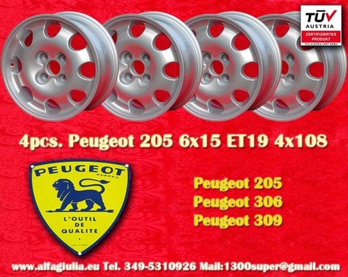 Cerchi peugeot 205 - peugeot, 306