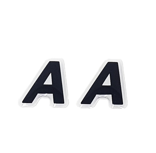 Adesivo lettera 3d tabella - "a",