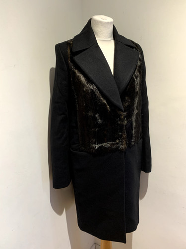 Zara cappotto lungo nero - zara,