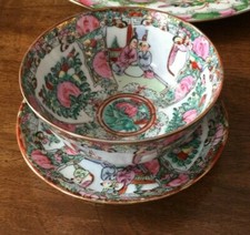 VECCHIA CIOTOLA CINESE  DIA. CM 12  ALT. 5 CON PIATTINO DIAM CM 13,5