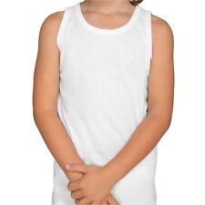 3 Pezzi Canottiera Bambino Spalla Larga 13021 Navigare in Cotone Pettinato