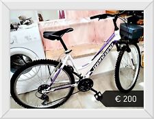  Bicicletta MONTANO da Donna 26" 18 Cambi - Bianca Rosa (8033389460174)