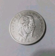 VITTORIO EMANUELE II  5 LIRE