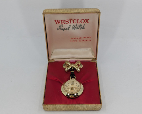 Westclox lapel watch difettoso - westclox,