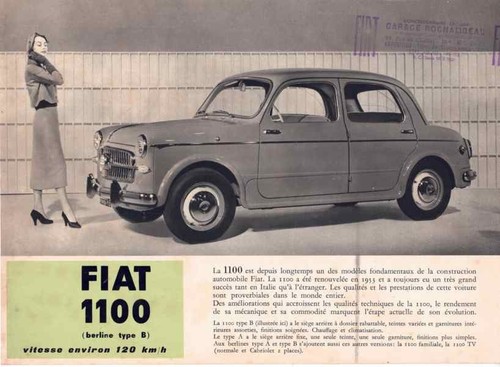 Catalogue brochure fiat 1100 - catalogue,
