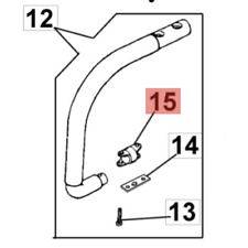 EFCO ANTIVIBRANTE PER MOTOSEGA 131 132 132 S ORIGINALE