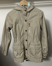 Giacca da sci Quechua Kutuna bambina taglia 14 USA 3 in 1 beige piumino rimovibile